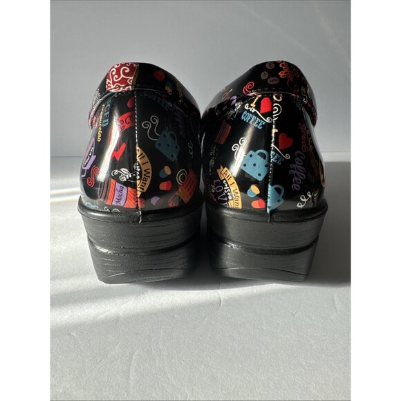 Women’s Easy Works Round Clogs Size 11 M Black Multicolor Mule Street - Picture 10 of 16
